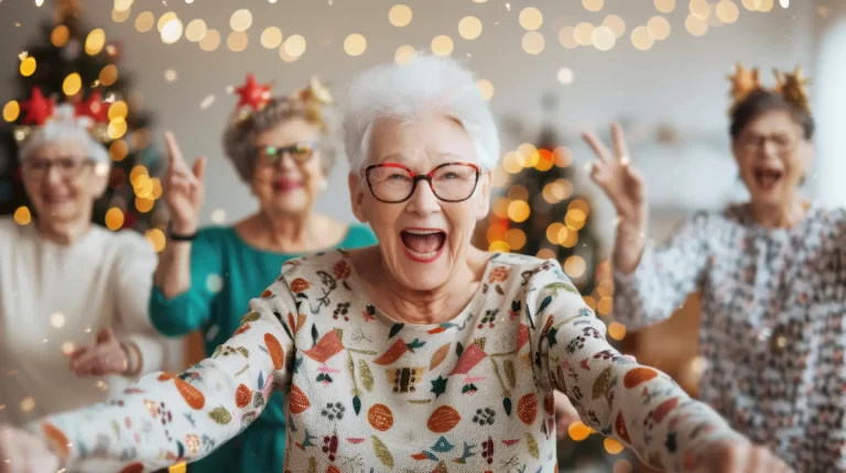 New Year celebration at Seneca Senior Living